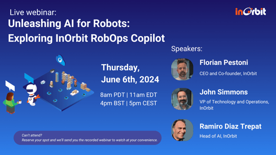 InOrbit RobOps Copilot webinar promo graphic